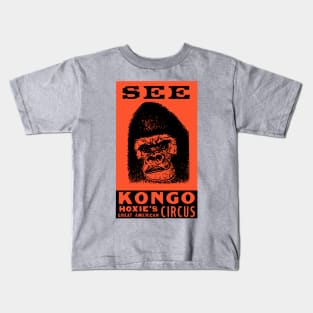 Kongo The Circus Gorilla - For Light Background Kids T-Shirt